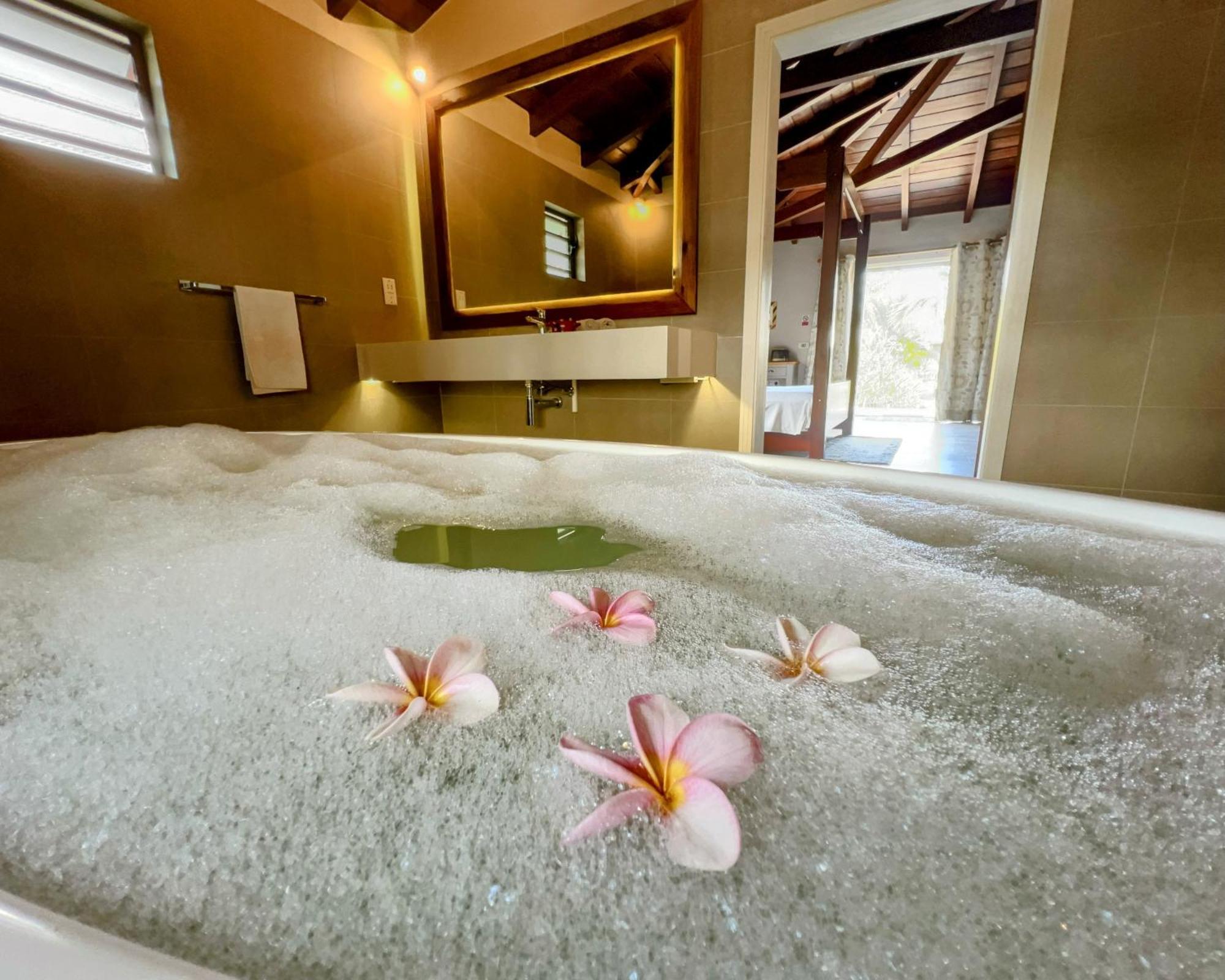 Lakaz Kannell - Cinnamon Room- Luxury Bedroom And Bathroom Infinity Pool Cap Malheureux
